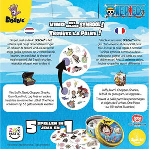 Jeu de cartes Dobble One Piece 