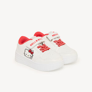 Baskets velcro et lacets élastiques Hello Kitty pour bébé fille 
