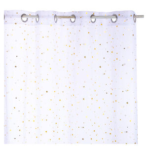 Rideaux voilage 140 x 250 - Etoiles Or 