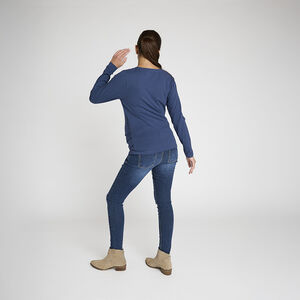 T-shirt manches longues de grossesse print cœur 