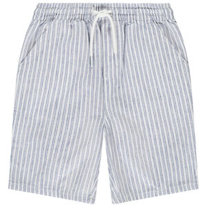 Bermuda en toile rayée pour bébé garçon 