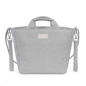 Sac à langer Little Bloom Vichy Gris 