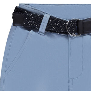 Pantalon chino uni avec ceinture tressée pour garçon 