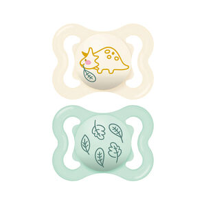 Lot de 2 sucettes silicone Suprême 2-6M (modèle aléatoire) 