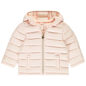 Doudoune fine en toile matelassée uni pour bébé fille 