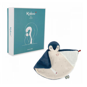 Doudou manchot bleu 