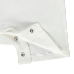 Combinaison courte en jersey slub print lapin pour bébé 