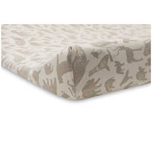 Housse de matelas à langer 50 x 70 cm Animals nougat 