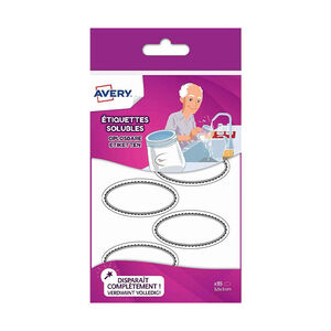 18 étiquettes solubles à l'eau pour pots 