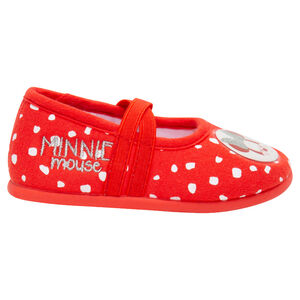 Chaussons bas en velours à pois all-over 