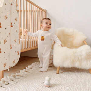 Dors-bien en nid d'abeille patch cheval pour bébé garçon 