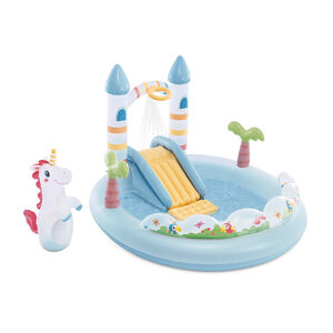 Aire de jeux piscine gonflable Château Magique 