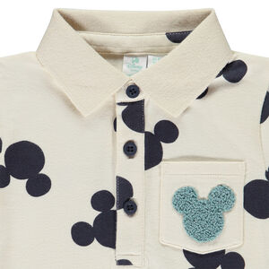 Polo manches longues imprimé Mickey Disney pour bébé garçon 