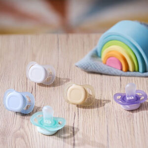 Lot de 2 sucettes en silicone Ultra Start 0-2 M (modèle aléatoire) 