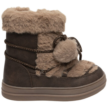 boots fourrure fille