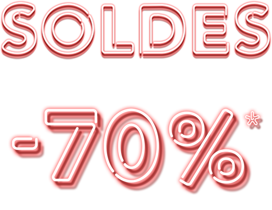 Soldes - jusqu'à -70% sur une sélection mode et puériculture