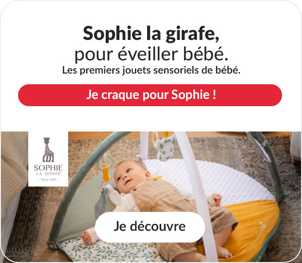 Sophie la girafe, pour éveiller bébé  - Je découvre