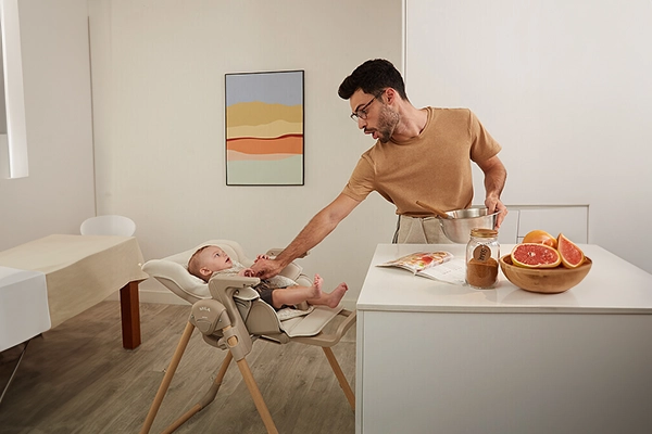 Chaise haute évolutive