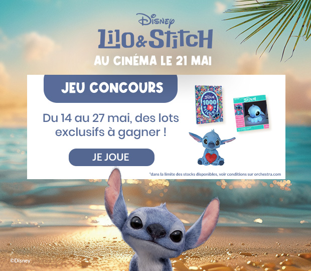 Jeu concours - Du 14 au 27 mai, des lots exclusifs à gagner ! Lilo & Stitch au cinéma le 21 mai