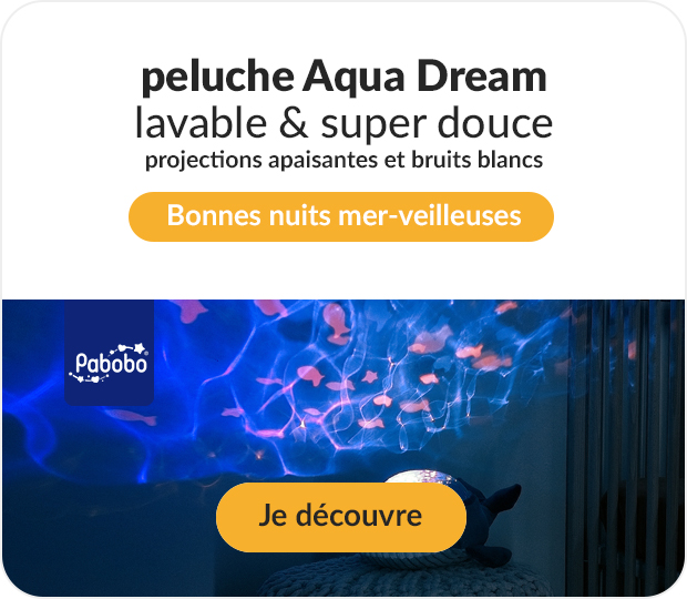 Peluche Aqua dream lavable & super douce by Pabobo - Je découvre