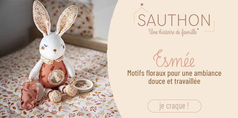 Sauthon - Esmée, motifs floraux pour une ambiance douce et travaillée - je craque !