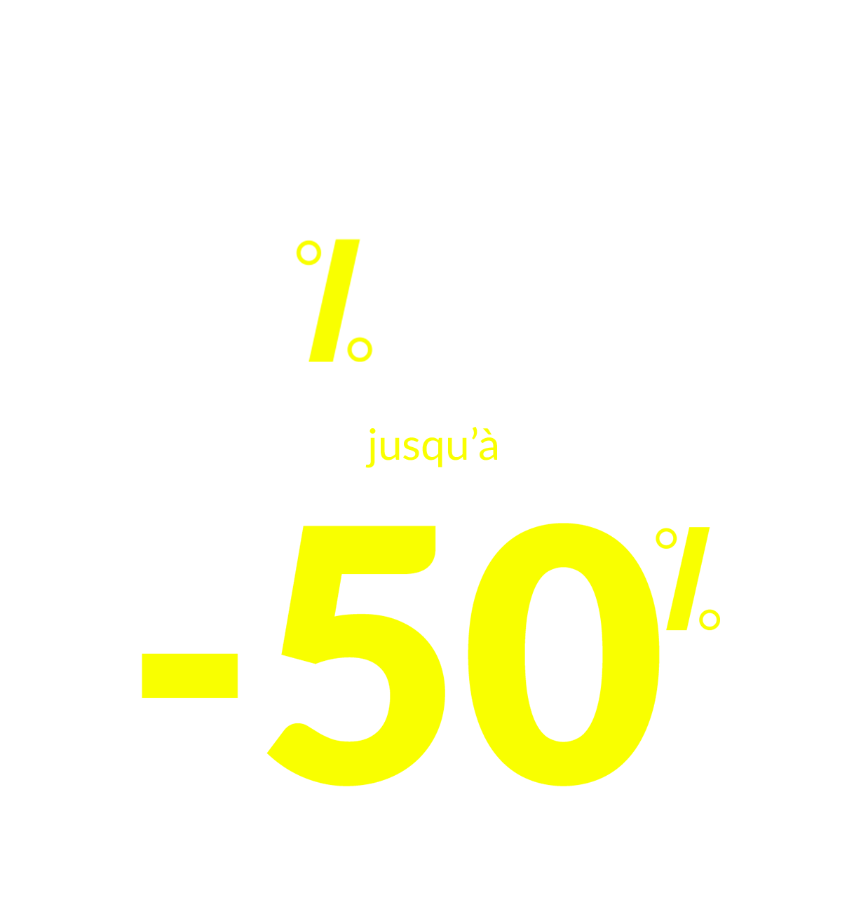 Black Friday -50% sur une sélection d'articles*