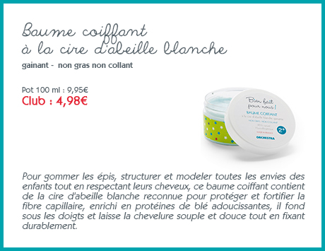 Baume coiffant cire abeille Orchestra
