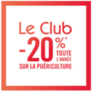 Remise Club Orchestra -50% sur la puériculture toute l'année pour les membres du Club
