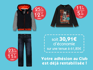 Remise Club Orchestra textile et chaussures