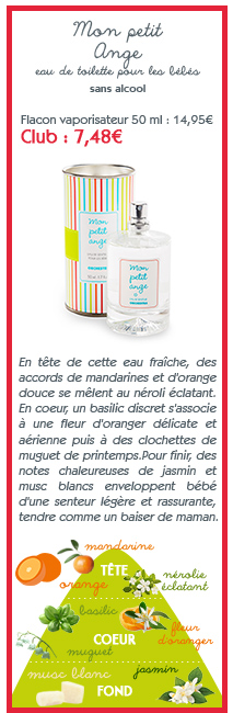 Eau de senteur bébé mon p'tit ange Orchestra