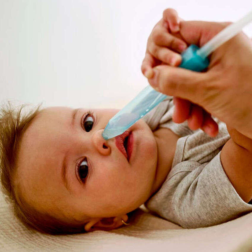 Kit soins bébé basics Blanc/bleu 