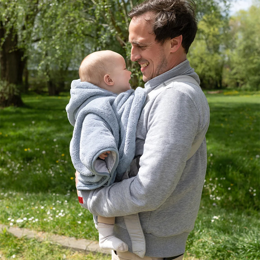 Poncho de Voyage Softy + Jersey Stone 9-36M 