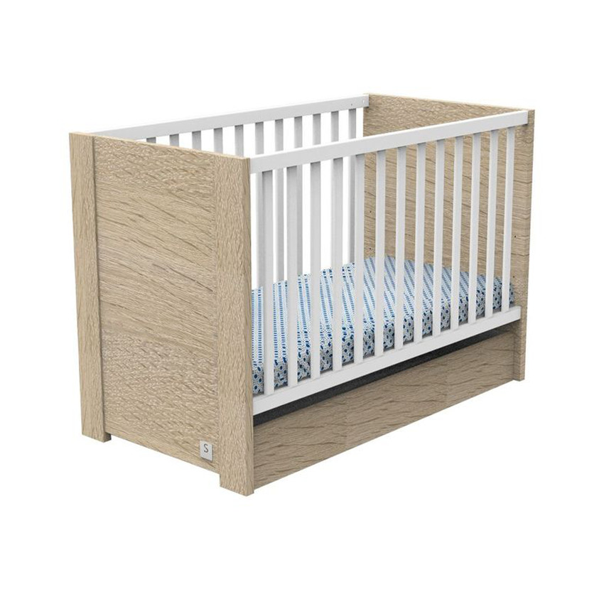 Lit bébé 60x120 cm Antonin - Bois 