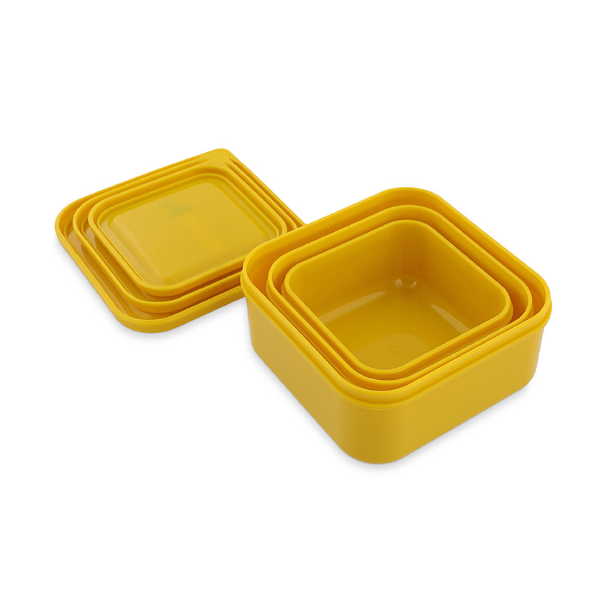 Lot de 3 lunchbox gigognes Mr. Lion jaune 