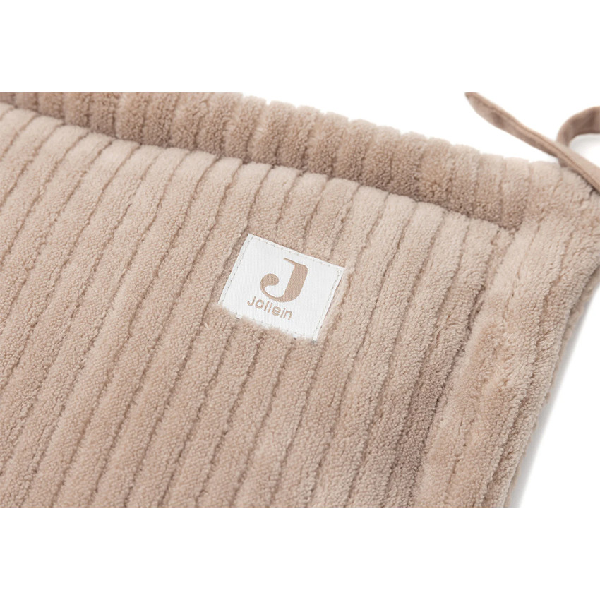 Tour de parc/lit - Milky Coffee - Cloudy Rib - 180x30 cm - Milky Coffee (Jollein) - Image 1