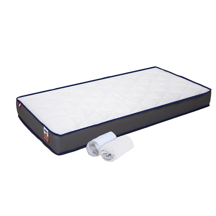 Lot dodolaine matelas 70 x 140 avec drap-housse coton + alèse toucan 