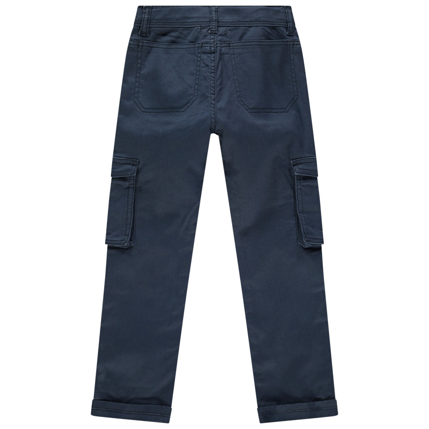 Pantalon cargo en toile avec ceinture 