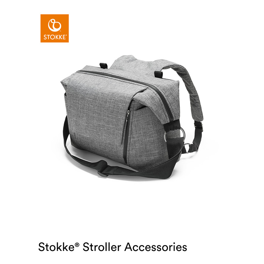 Sac à langer - Noir mélangé 