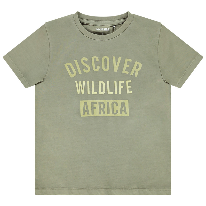 T-shirt manches courtes overdyed pour garçon 