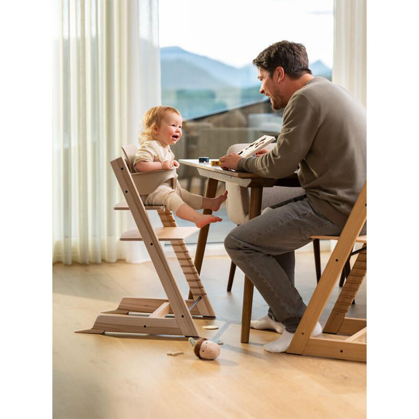 Chaise haute Tripp Trapp évolutive Wild Wood - Bois d'hêtre (Stokke) - Image 3