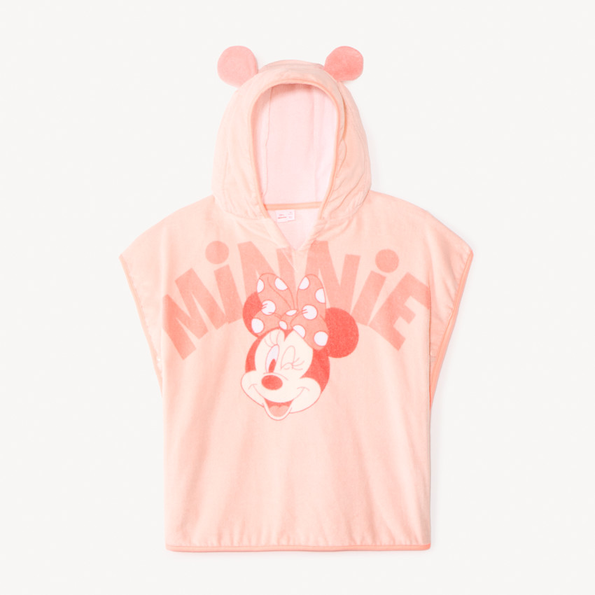 Poncho de bain avec oreilles 3D Minnie Disney pour fille