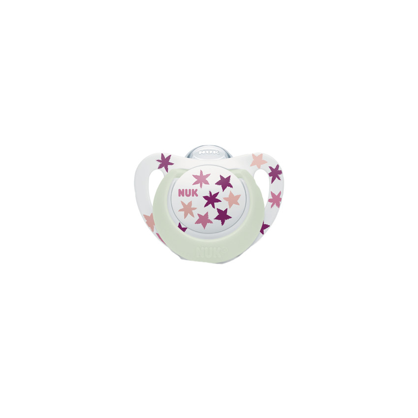 Lot de 2 sucettes en silicone Starlight 6-18M 