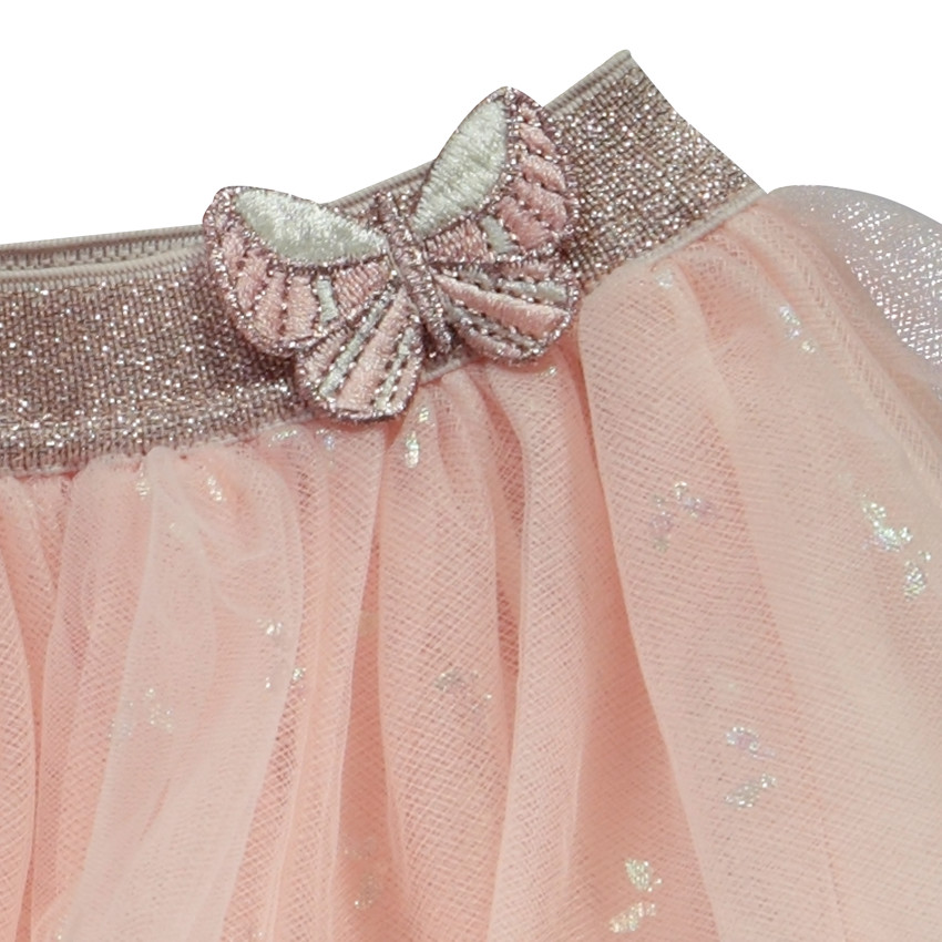 Jupe volantée en tulle imprimé papillons pour bébé fille 