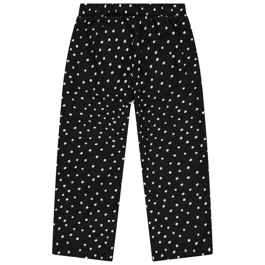 Pantalon imprimé pois pour fille 