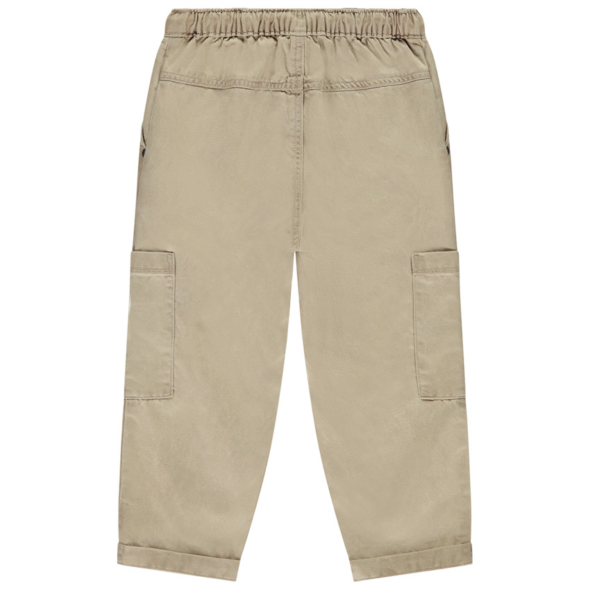 Pantalon droit uni à poches latérales pour bébé garçon 