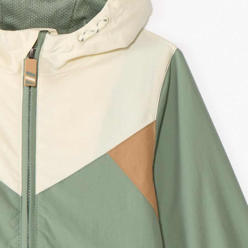 Coupe-vent à capuche en ripstop imperméable pour bébé garçon 