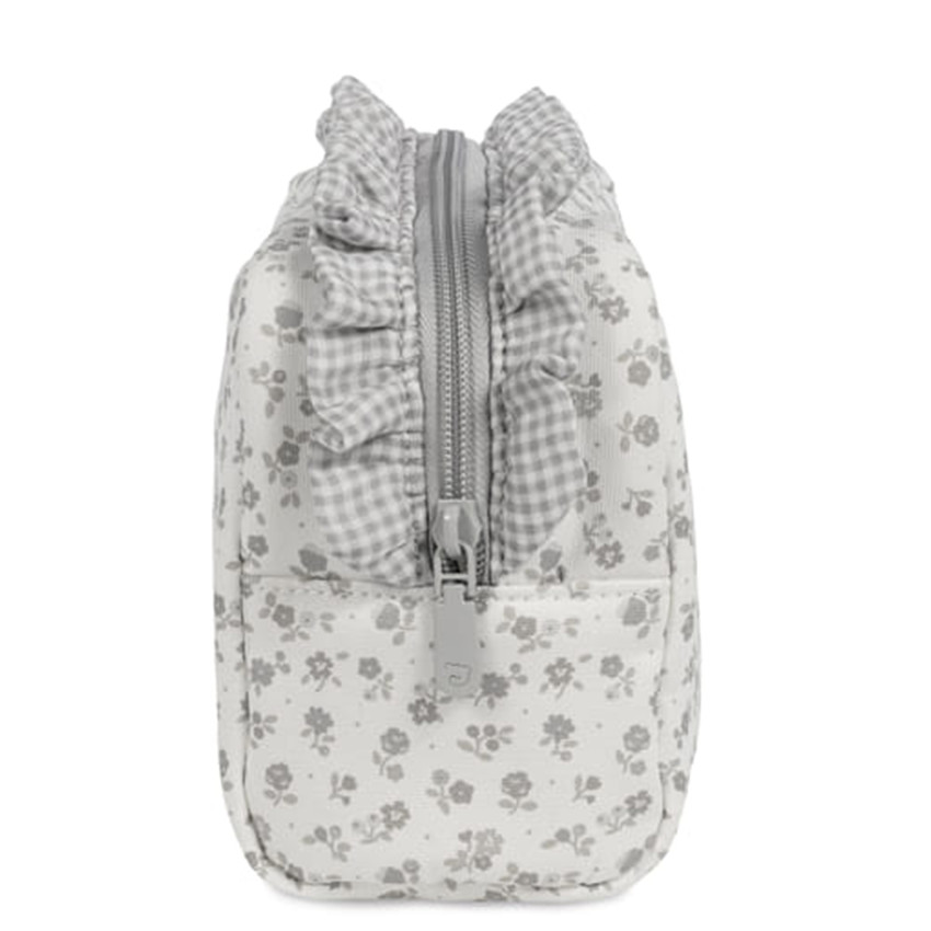 Trousse de toilette Little Bloom Fleurs Gris 
