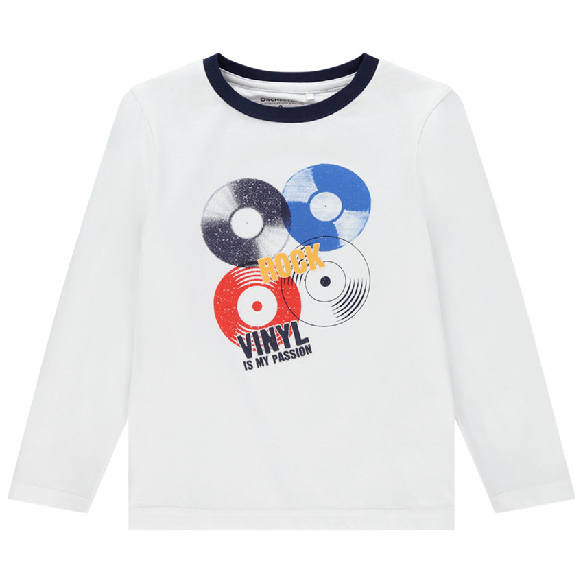 T-shirt manches longues print vinyles 