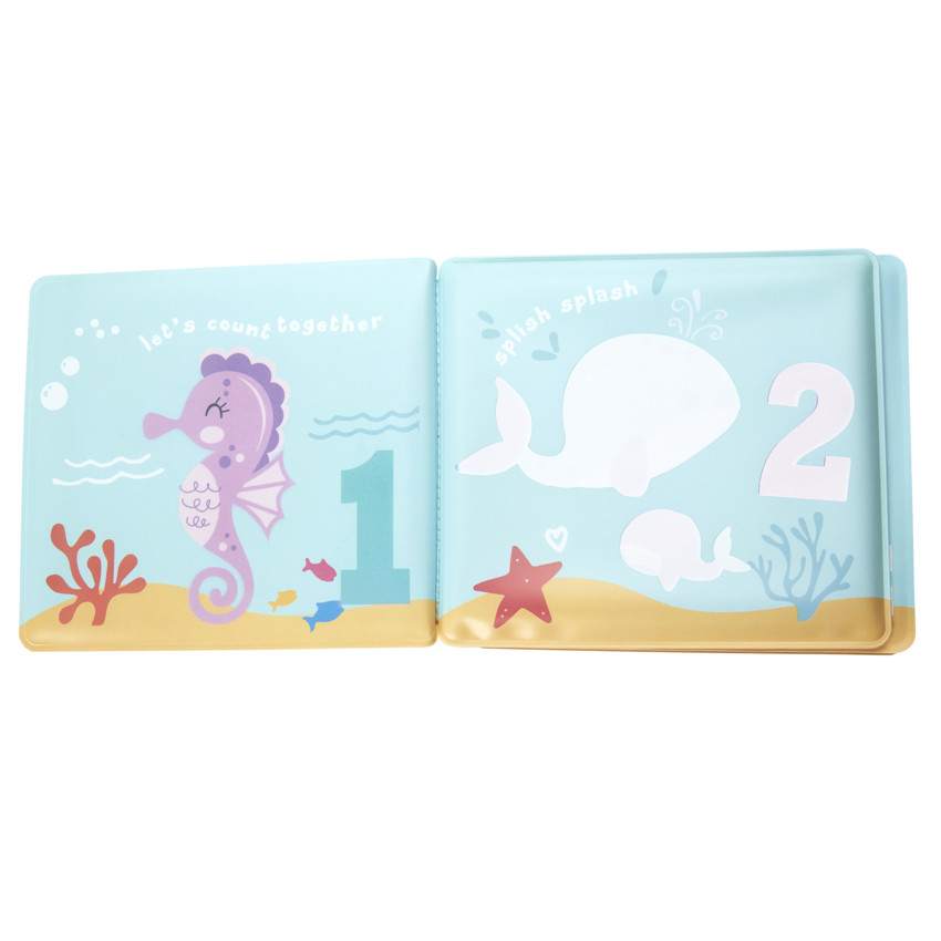 Livre de bain animaux Aloha 2.0 - Bleu (Prémaman) - Image 2