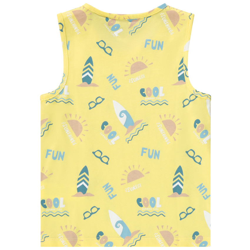 Débardeur en jersey imprimé fantaisie pour bébé garçon 